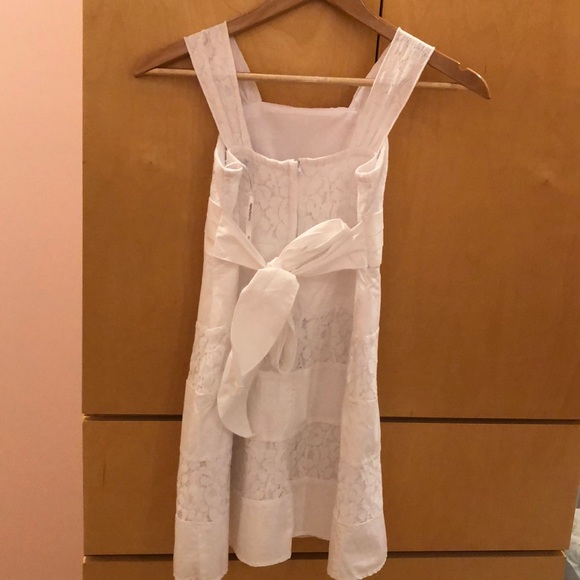 2/$20 My Michelle Girls Sz 10 white party dress - Picture 2 of 2